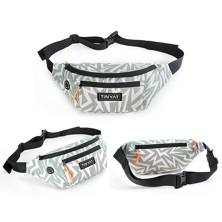 Custom Logo Waist Fanny Pack Unisex Sports Running Messenger New Large-capacity Mobile Phone Change Festival Bum Bag