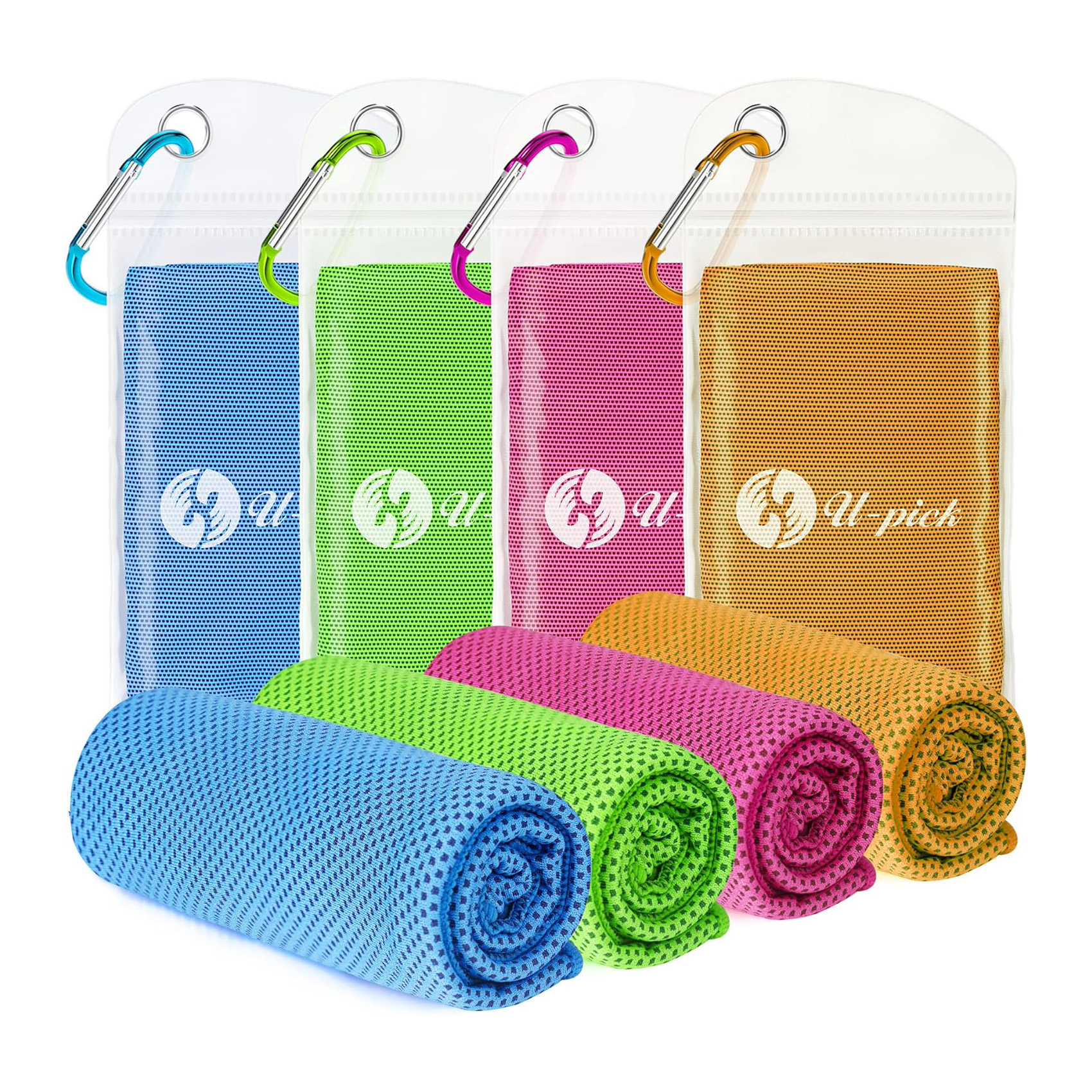 Customized Logo Absorbed Sport Towel Microfiber Instant Cool Sports Cooling Towel For Gym Hiking Swimming Yoga